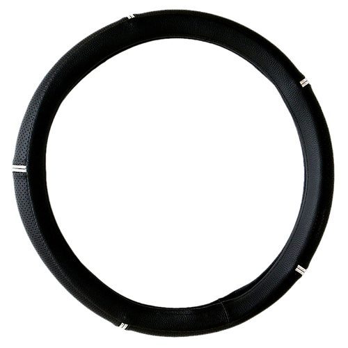 Black steering cover front