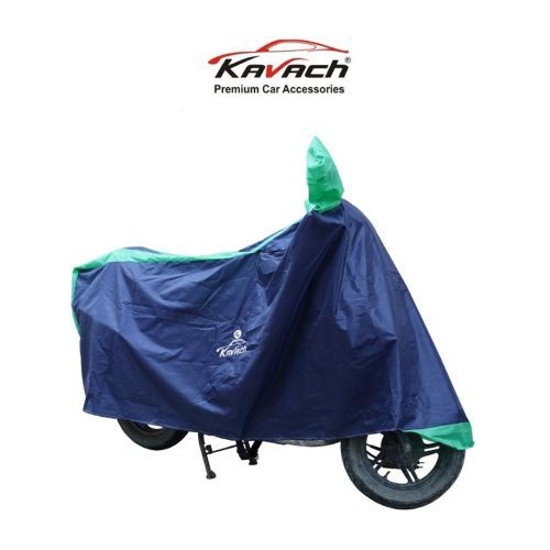 Bike cover in blue and green color