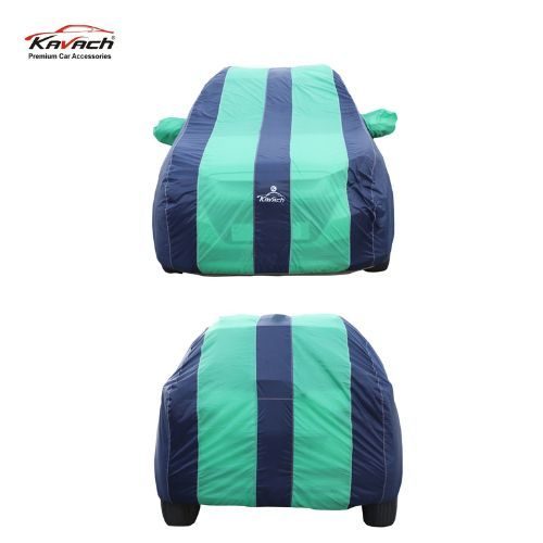Blue Green Kavach Water Resistant Car Body Cover