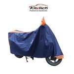 Bike Protection With Blue Orange Color Bike Body Cover