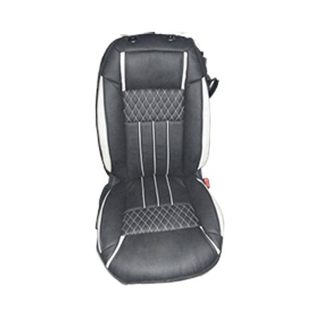 Car Seat Cover in Black and White Colour