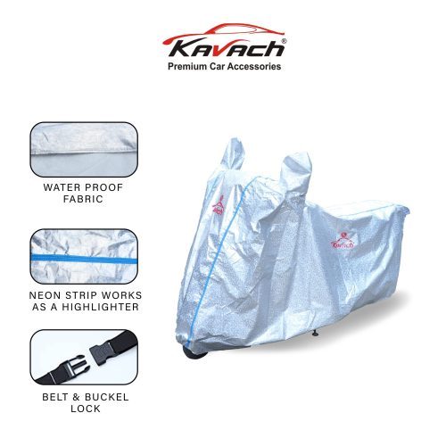 Silver Color Bike Cover Features