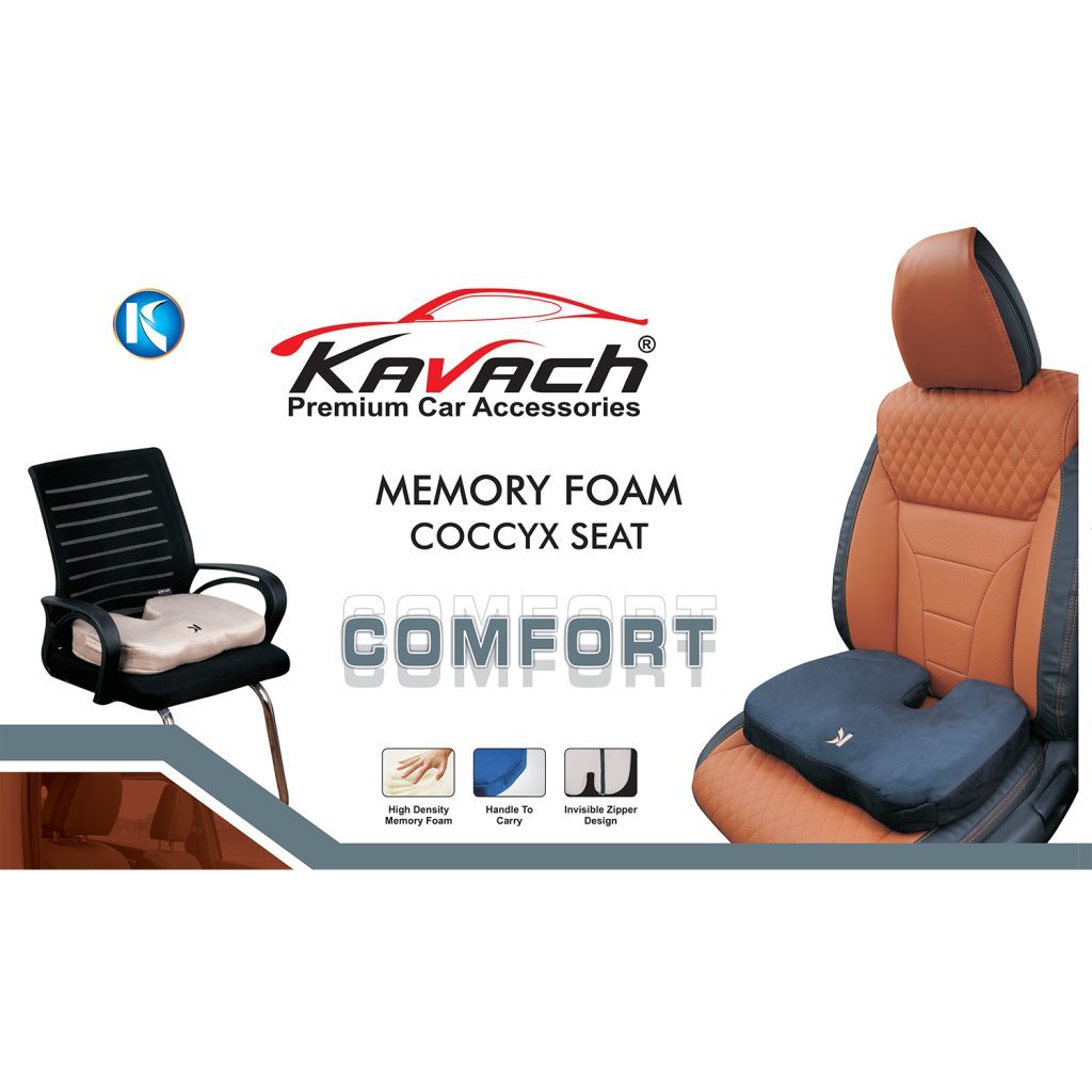 Kavach Premium Memory Foam Coccyx