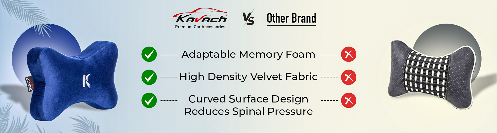 Kavach Neck Rest Vs Other Brands