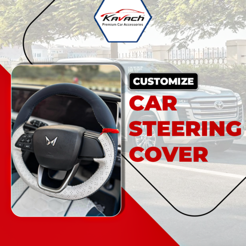 custom car steering cover